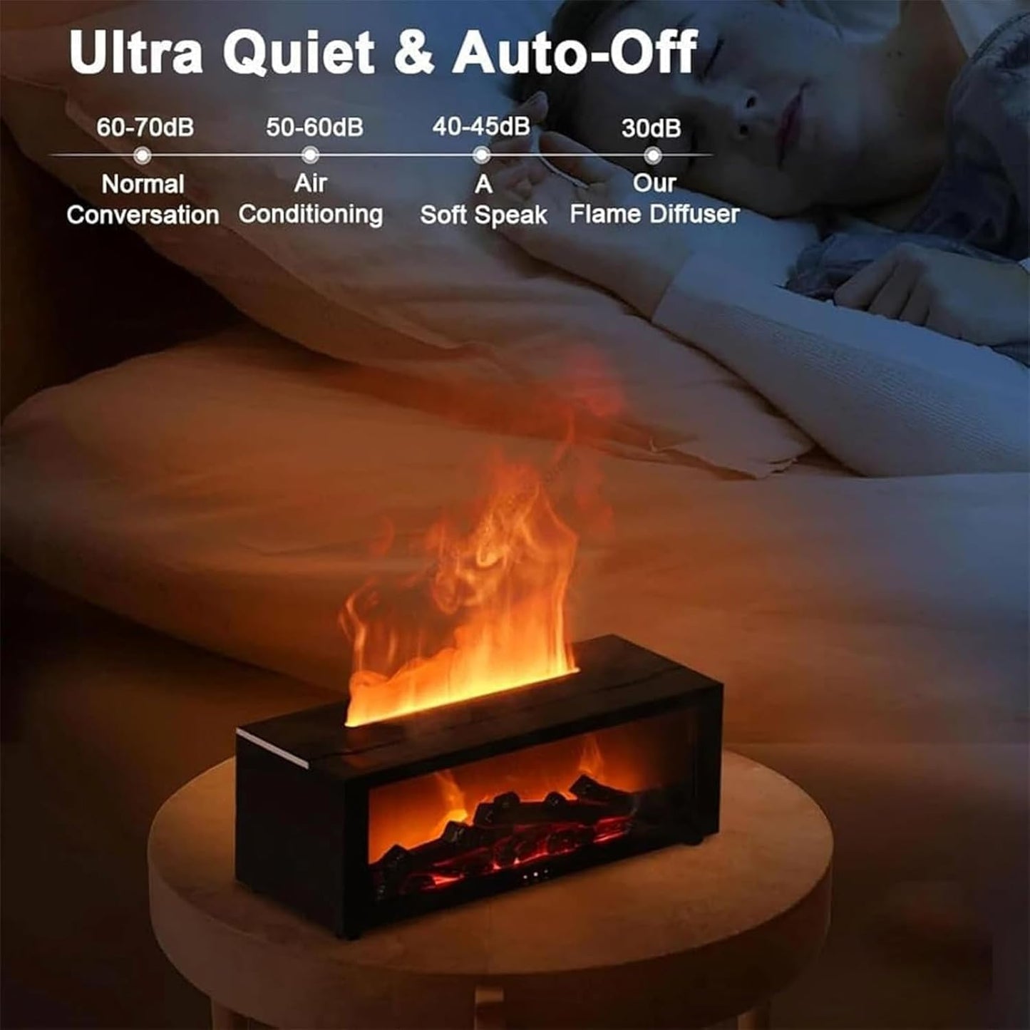 ECO HOME™ Relaxing Mist – Flame Effect Humidifier