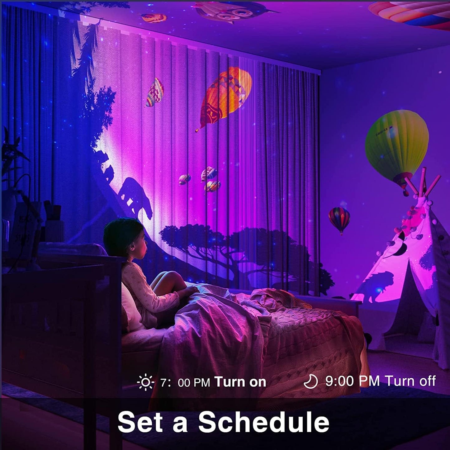 ECO HOME™ Smart Lamp – Colorful Star Projector
