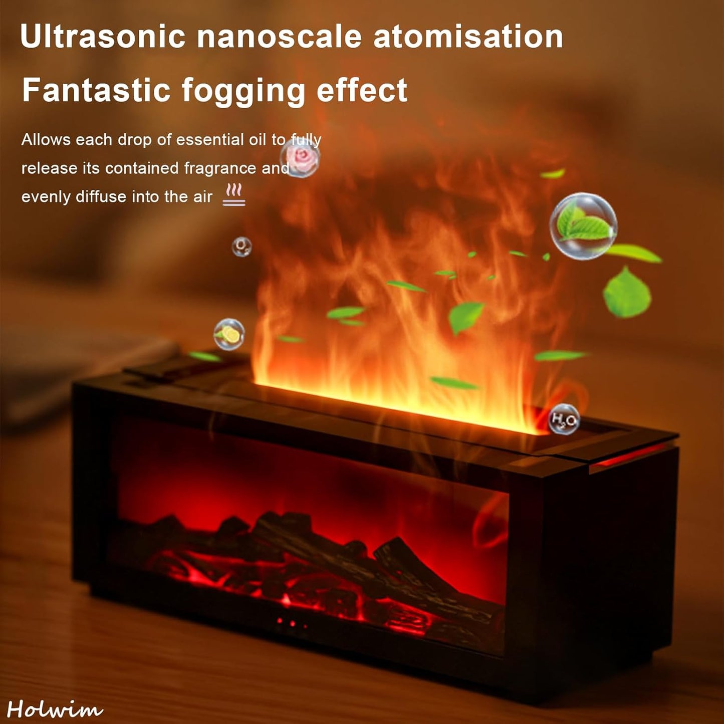ECO HOME™ Relaxing Mist – Flame Effect Humidifier