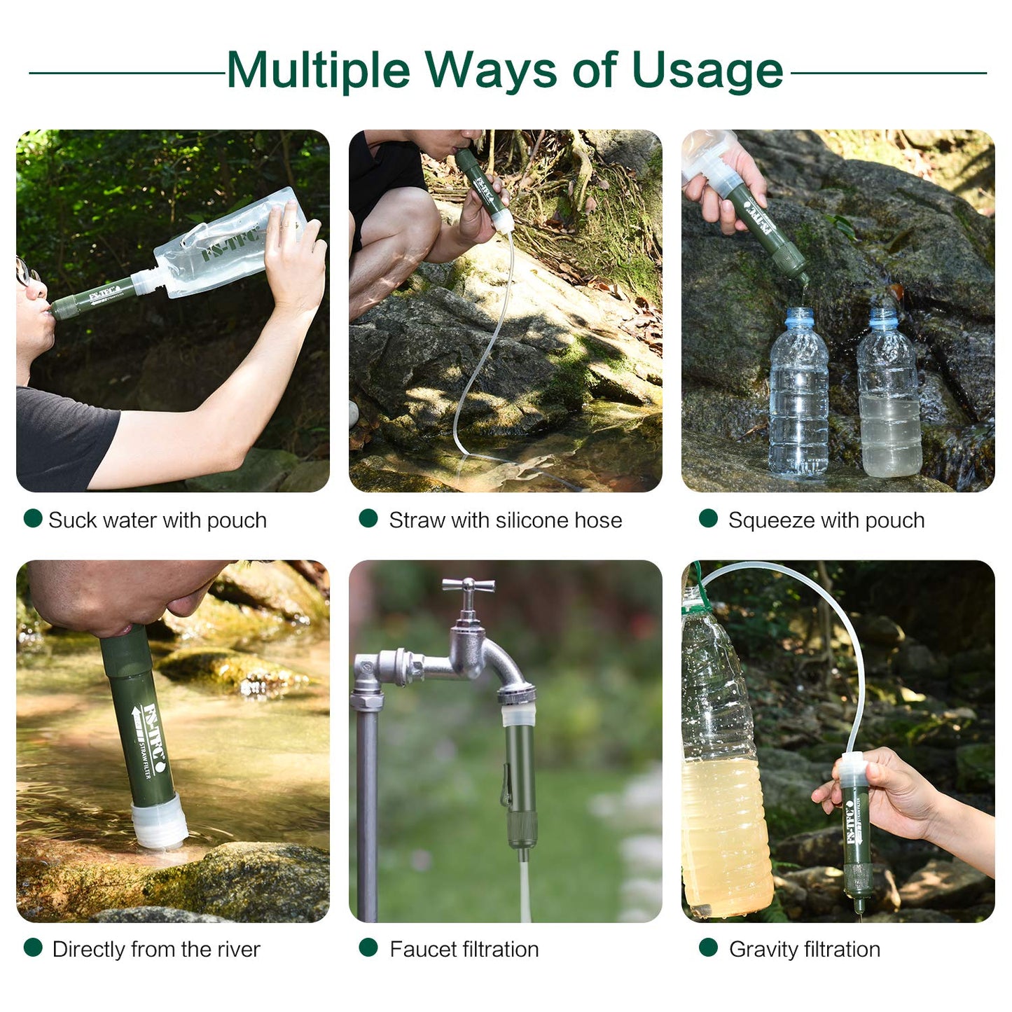 ECO HOME™ Outdoor Filter – Mini Camping Water Filter