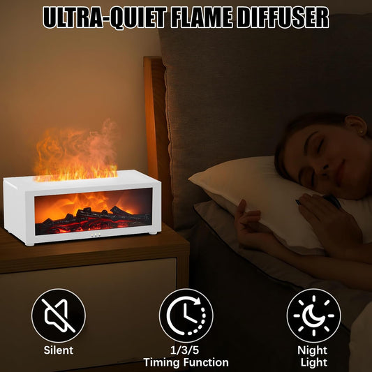 ECO HOME™ Relaxing Mist – Flame Effect Humidifier