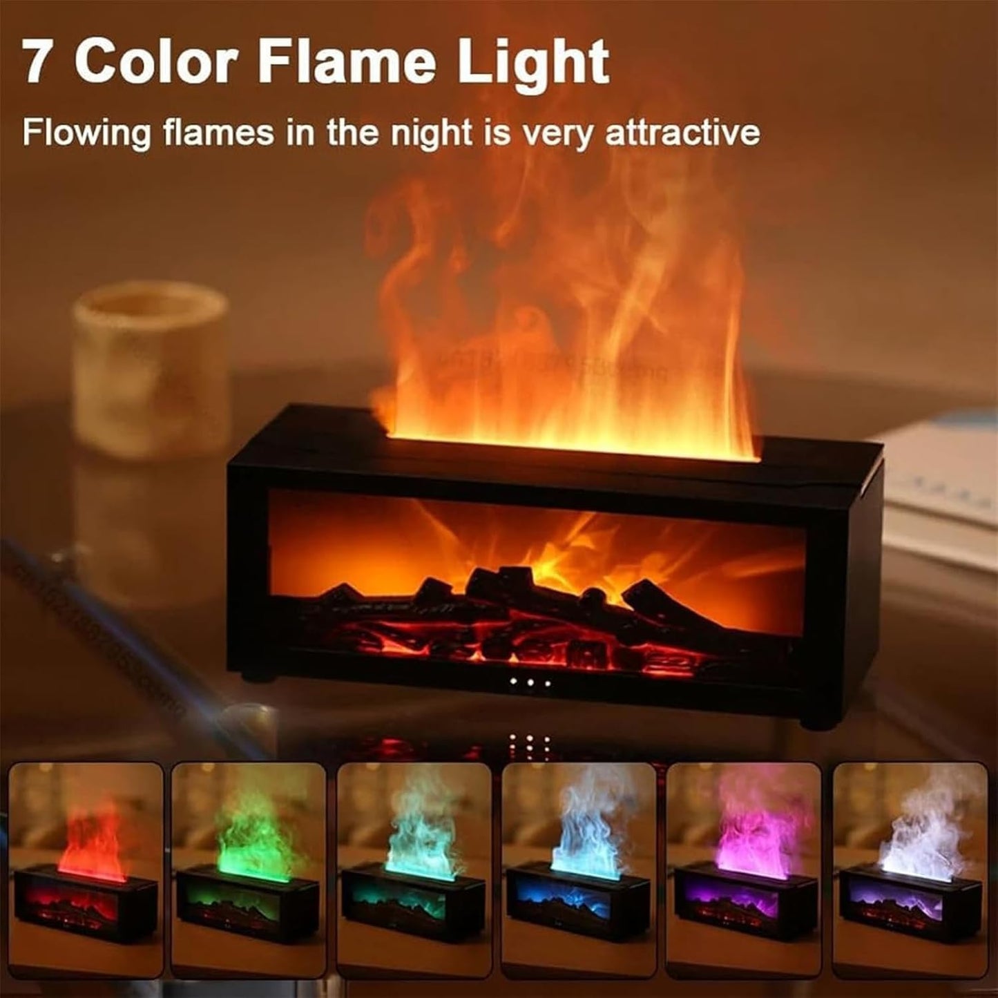 ECO HOME™ Relaxing Mist – Flame Effect Humidifier